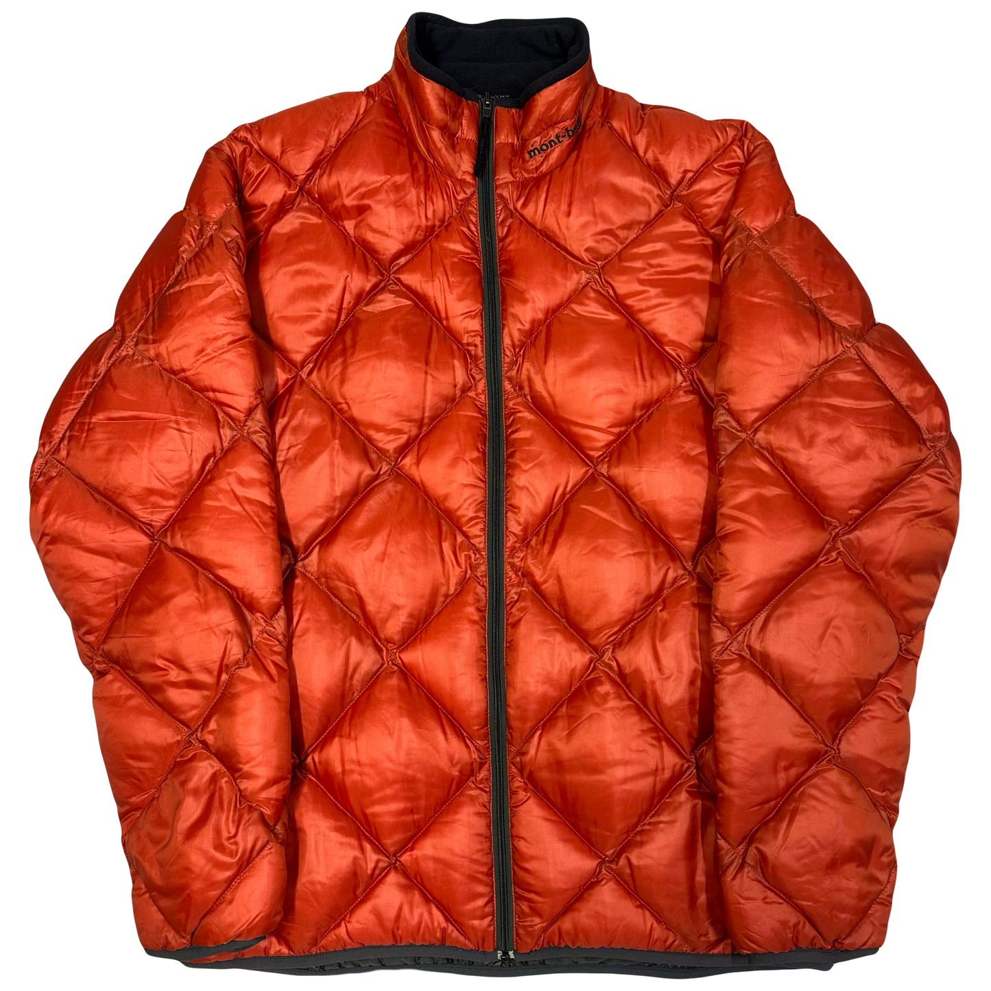 Montbell Diamond Stitch Puffer Jacket In Orange ( S )