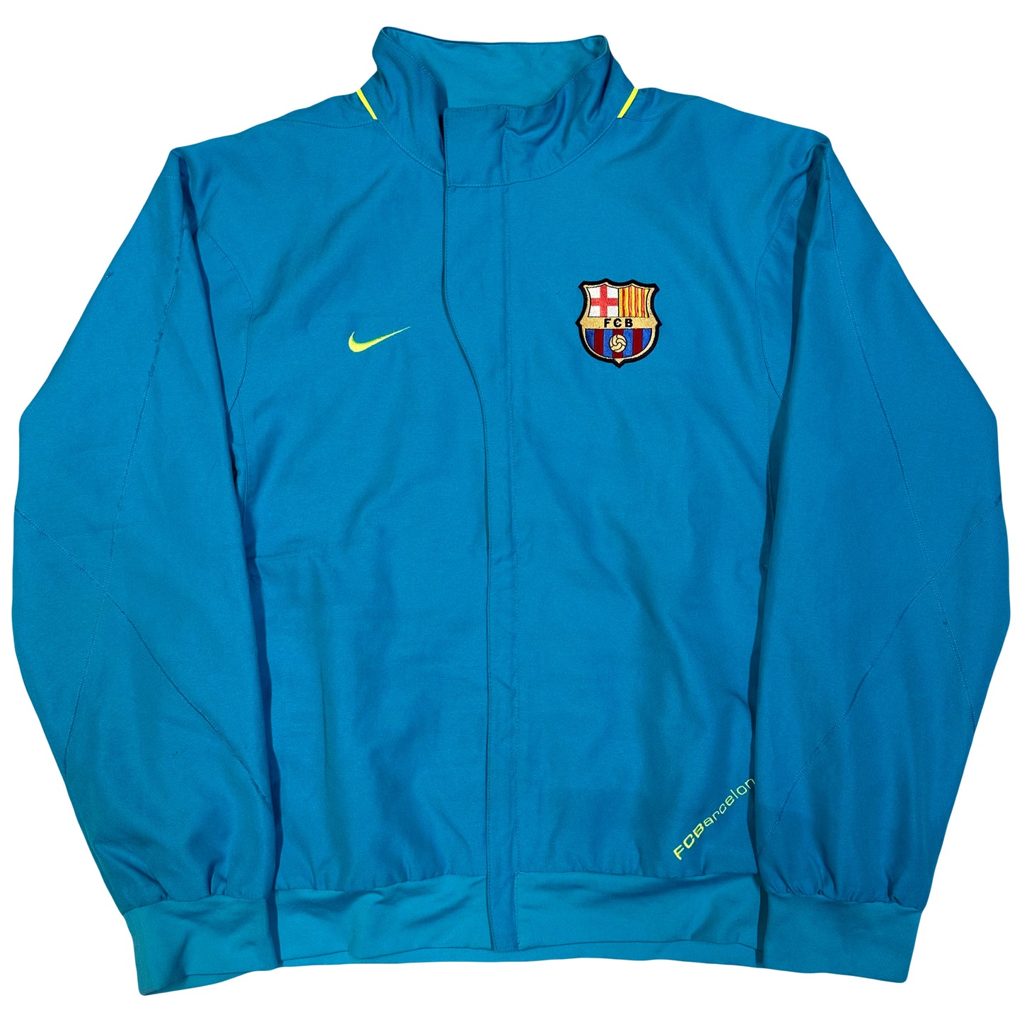 Nike Barcelona 2010/11 Tracksuit In Blue & Navy ( M )