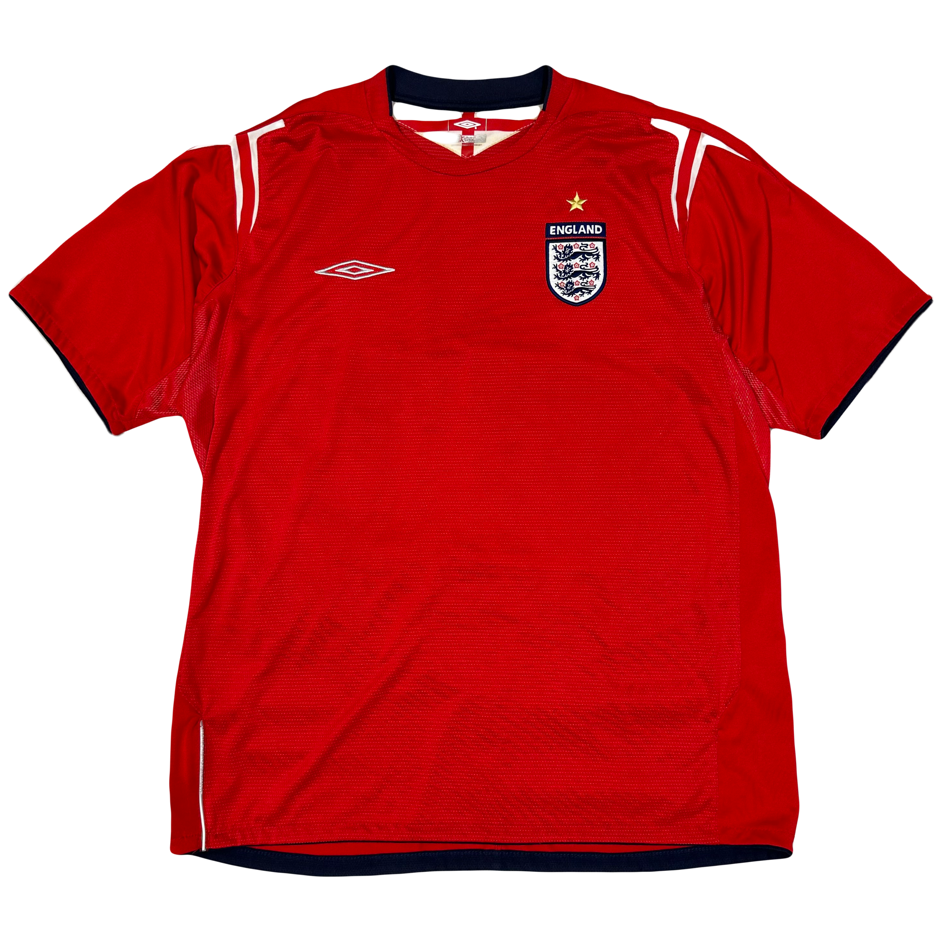 Umbro England 2004/06 Shirt In Red ( XL )