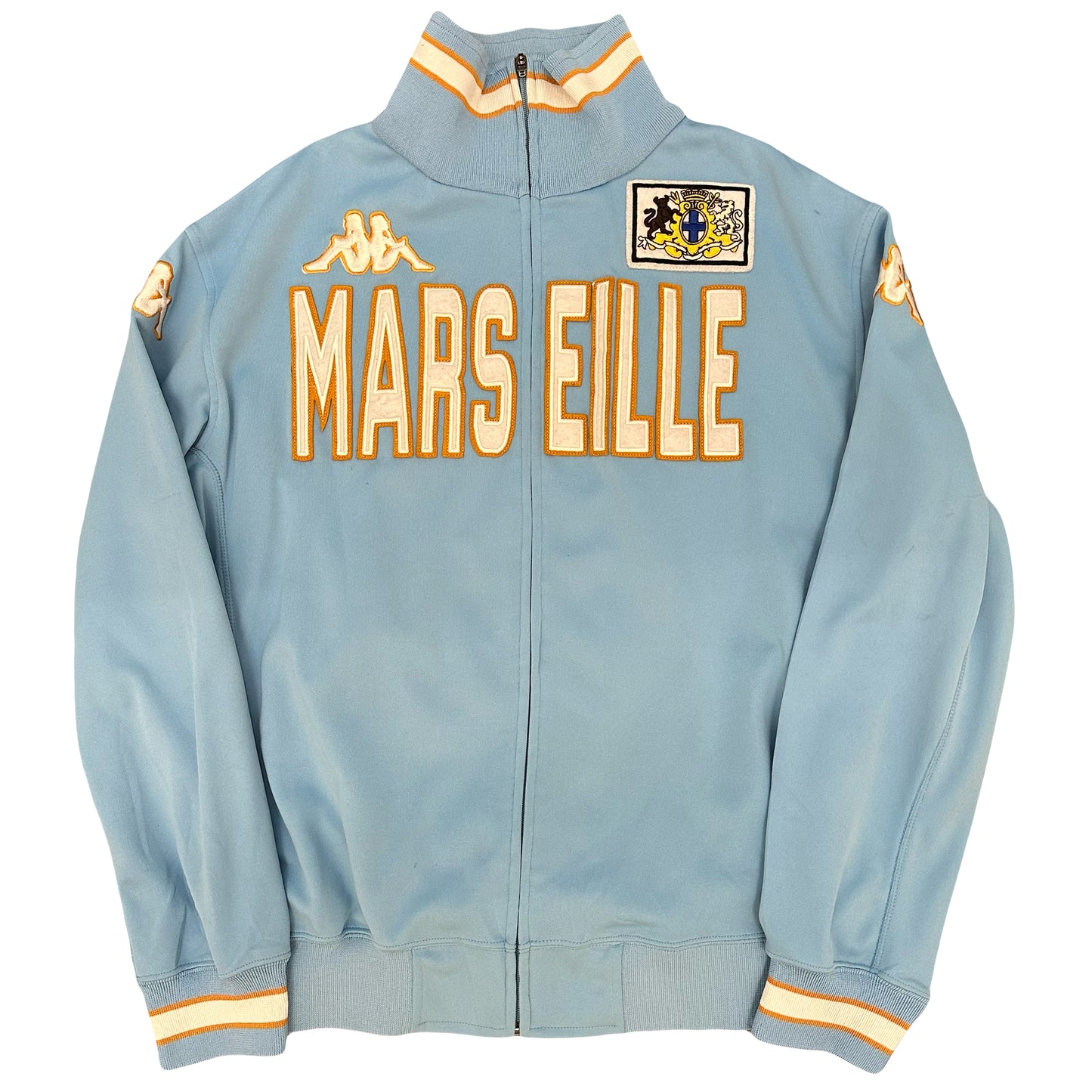 Kappa Marseille Tracksuit Top In Baby Blue ( XL )