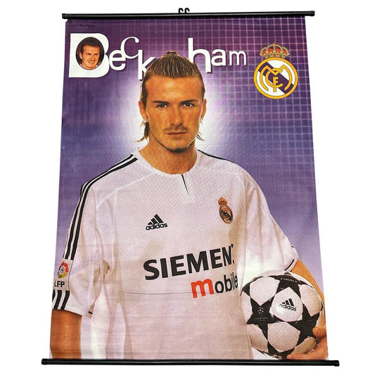 David Beckham Real Madrid Hanging Poster