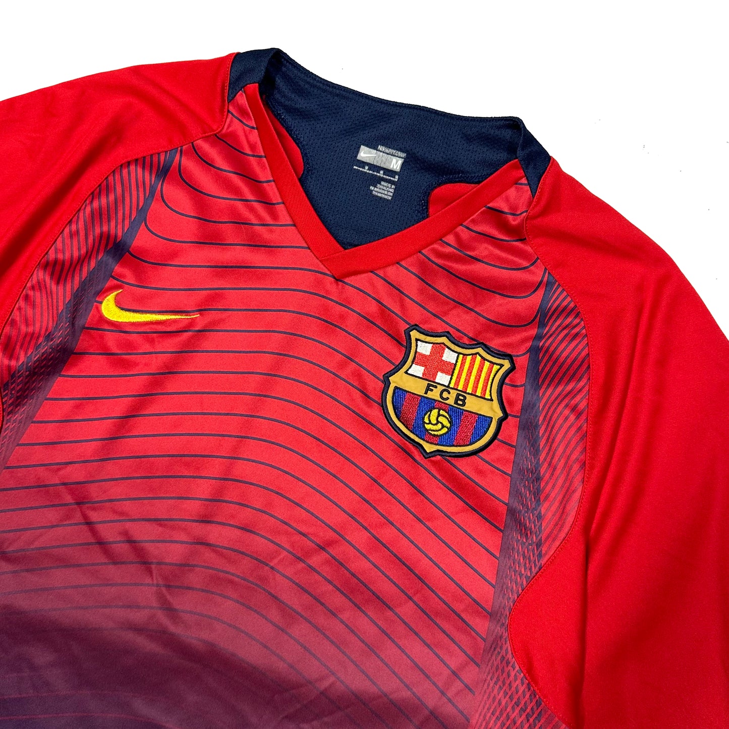 Nike Barcelona 2007/08 Training Shirt In Red ( M )