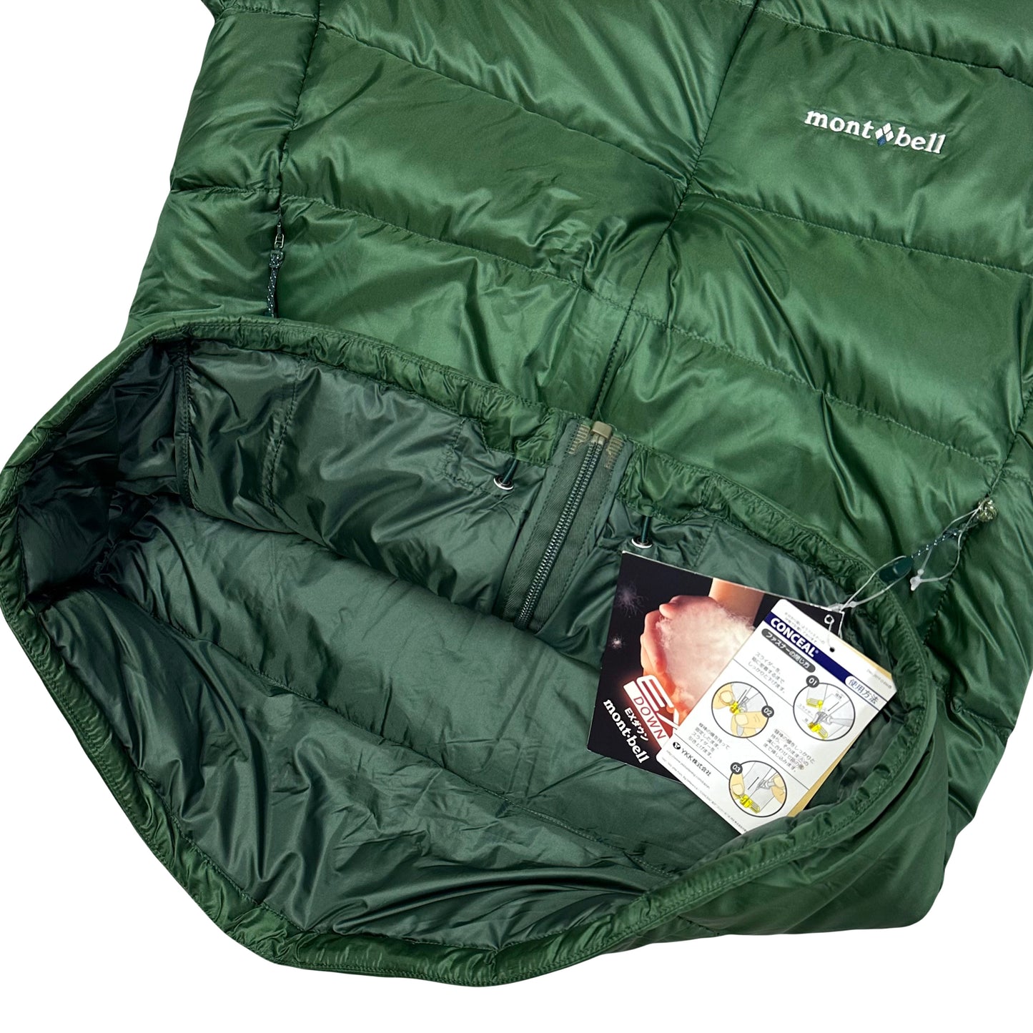 Montbell Puffer Jacket In Green ( M )