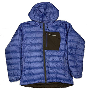 Montbell Reversible Down Puffer Jacket In Blue & Black ( L )