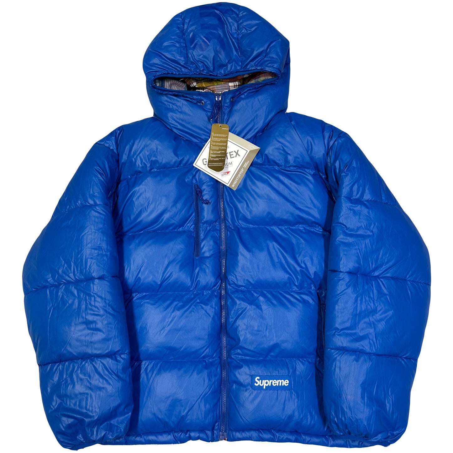 Supreme Madras Reversible Down Puffer Jacket ( XL )