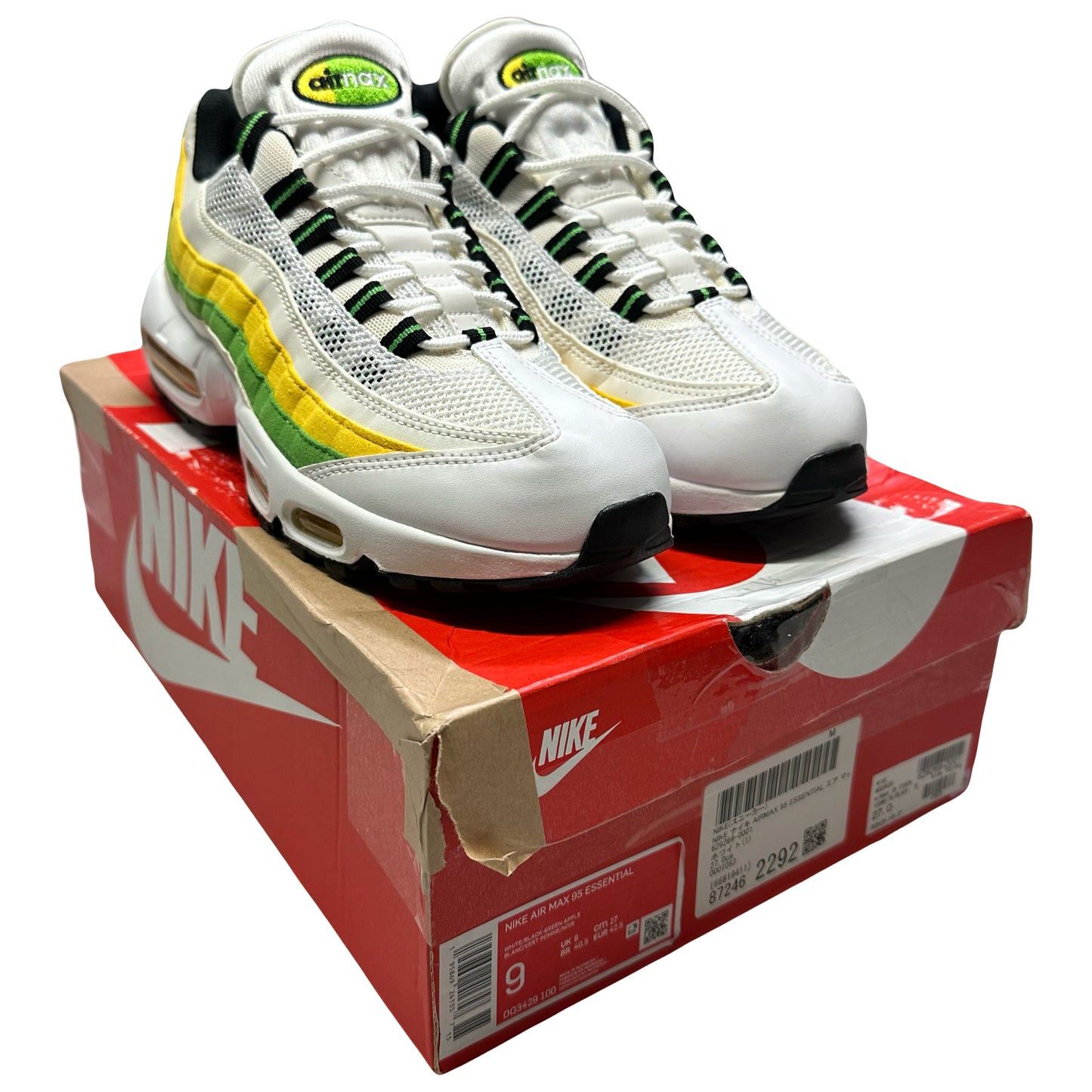 Nike Air max 95 Lemon & Lime / Brazil ( 8UK / 9US )