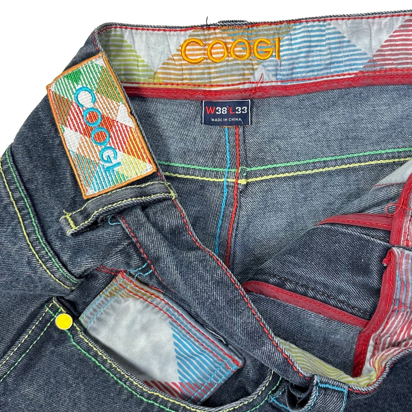 Coogi Jeans In Navy ( W38 )