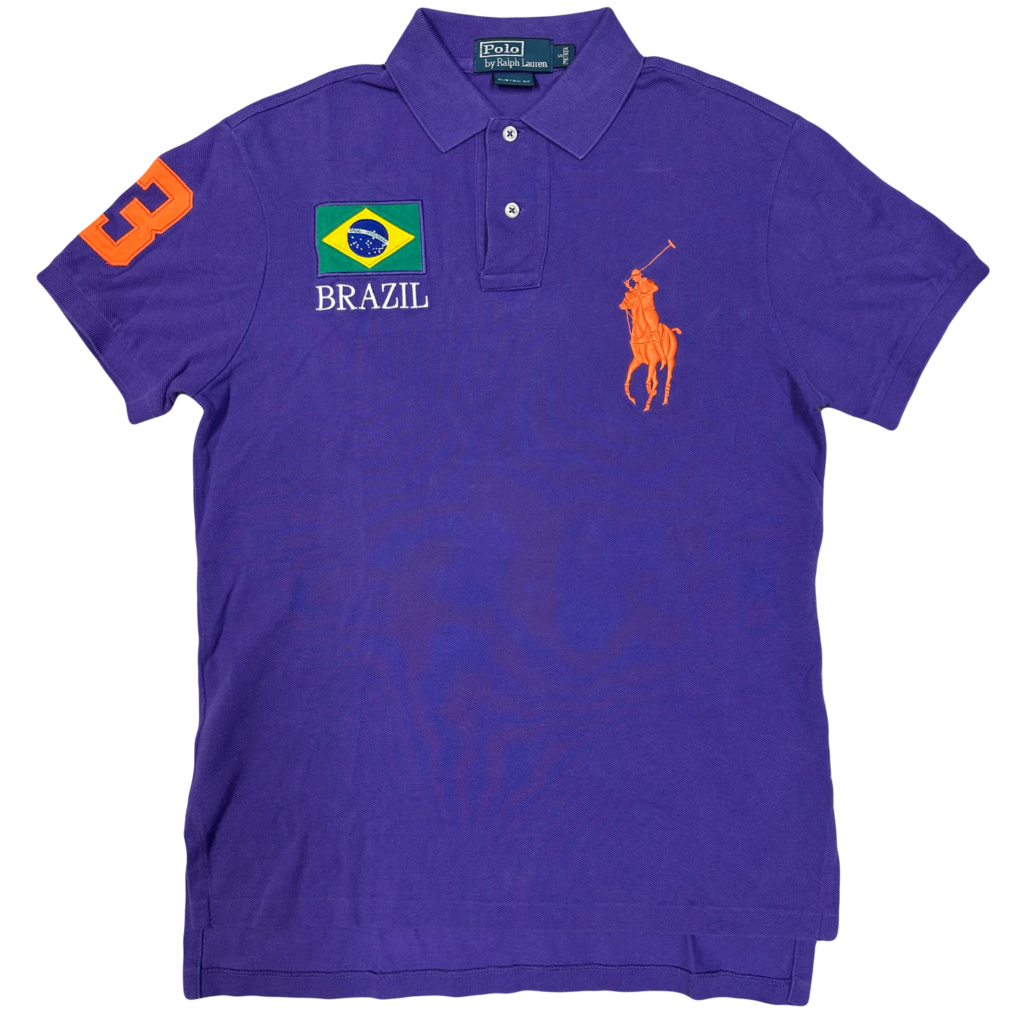 Ralph Lauren Brazil Polo In Purple ( S )