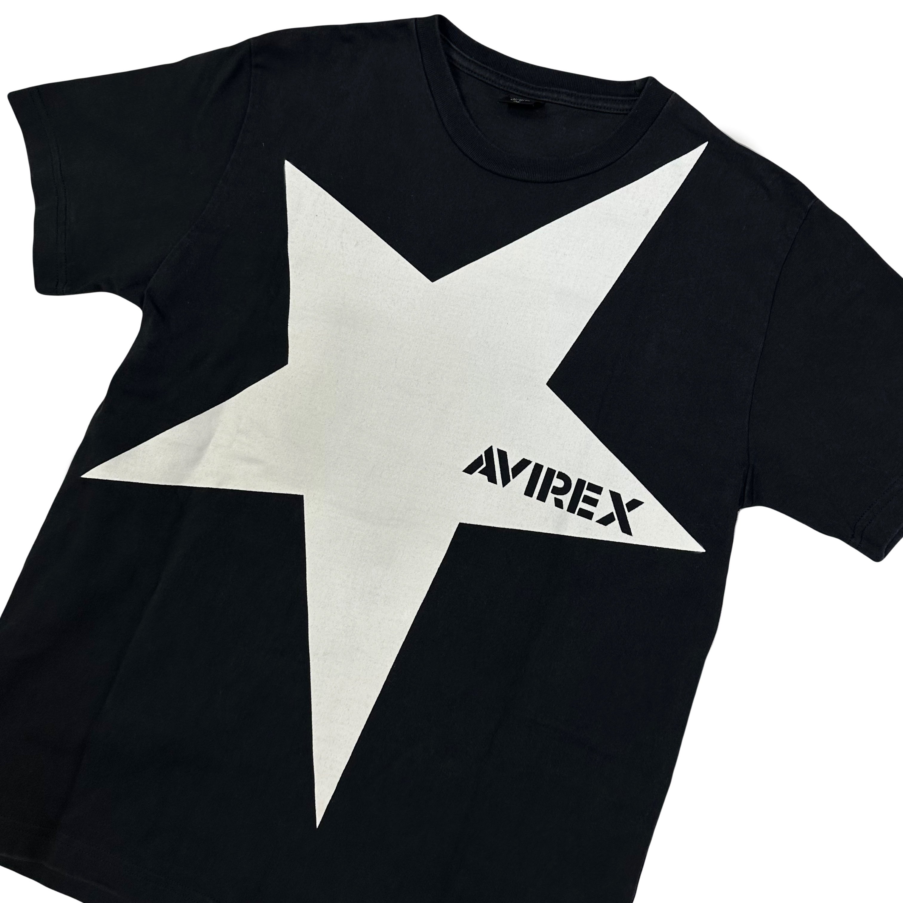 Avirex Star T-Shirt In Black ( M )