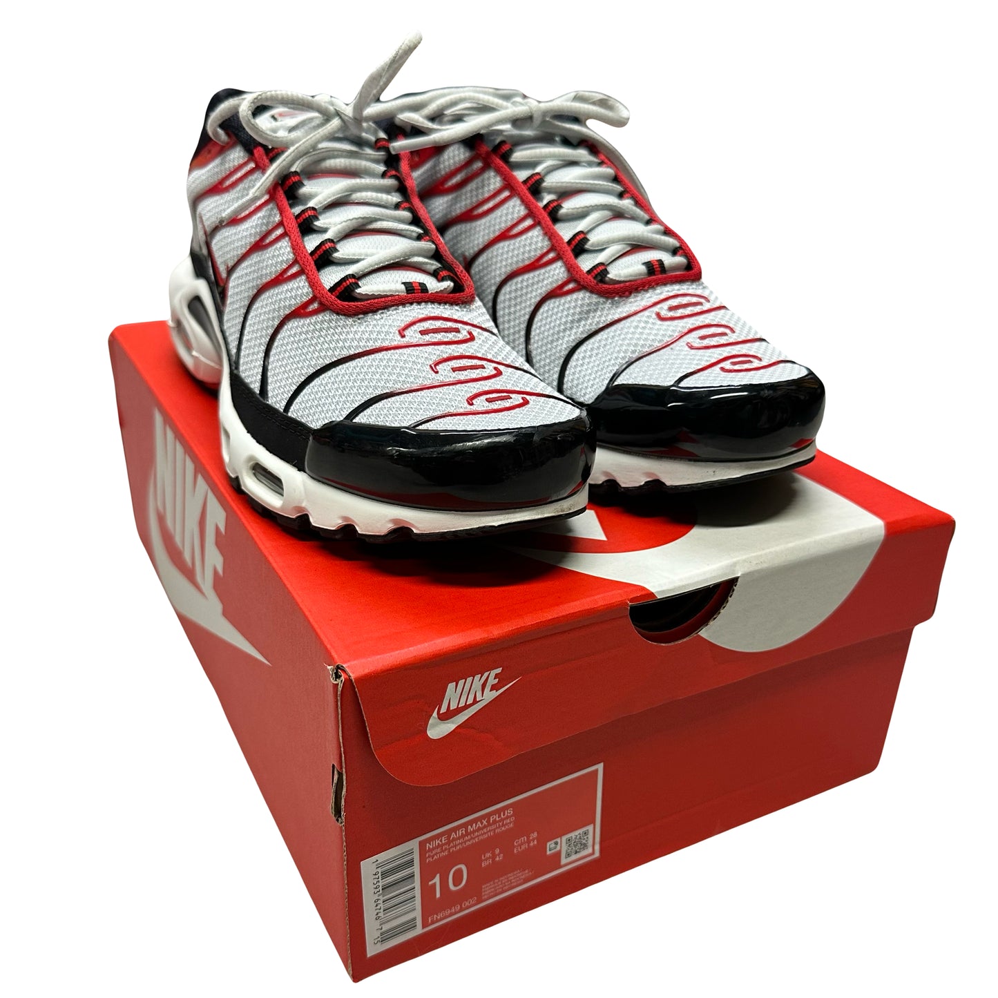 Nike TN In White & Red ( 9UK / 10US )