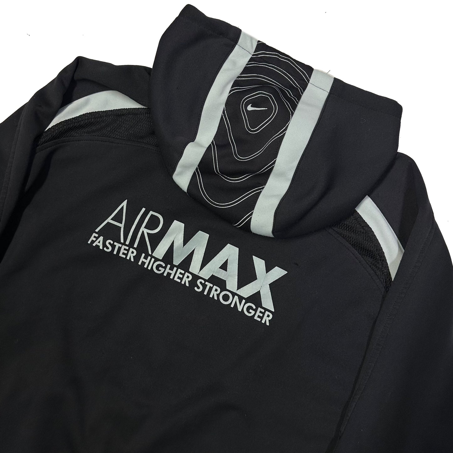 Nike Air Max Hoodie In Black & Grey ( XL )