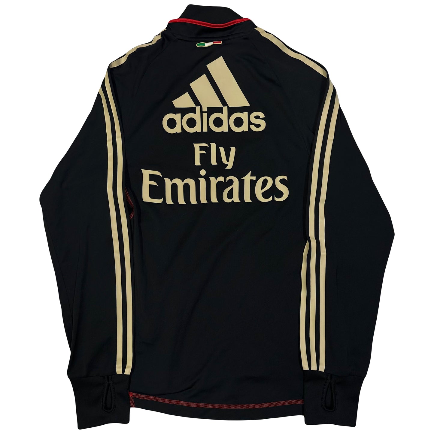 Adidas 2010/11 AC Milan Training Sweatshirt In Black ( S )