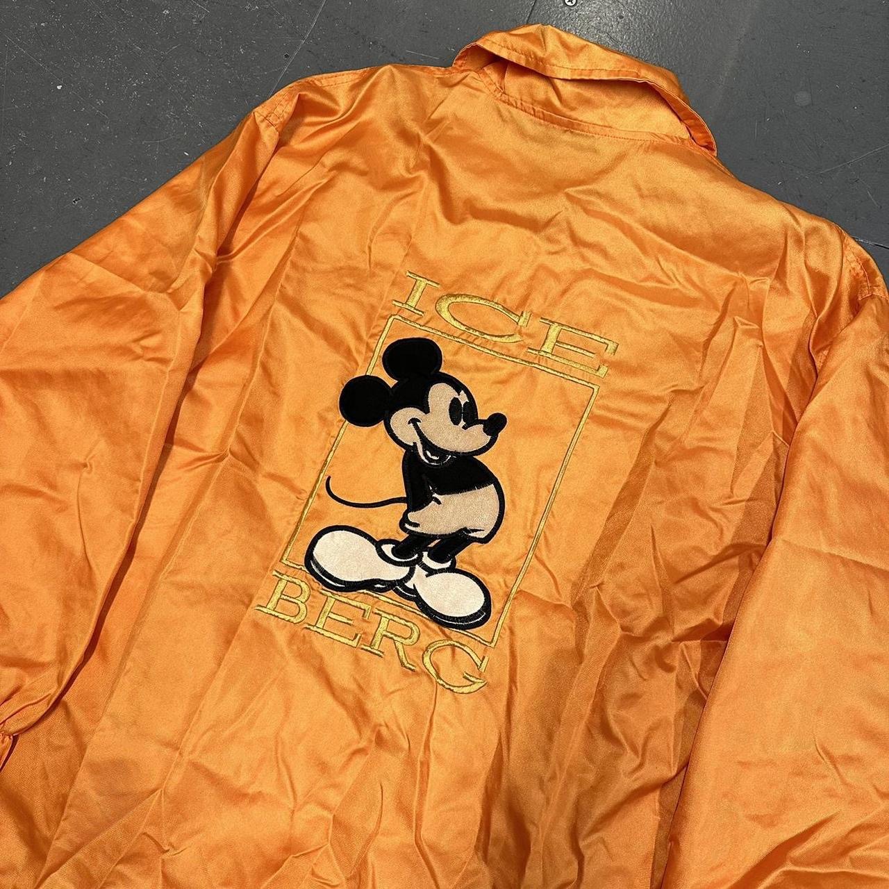 Iceberg History Mickey Mouse Jacket In Orange ( XL )