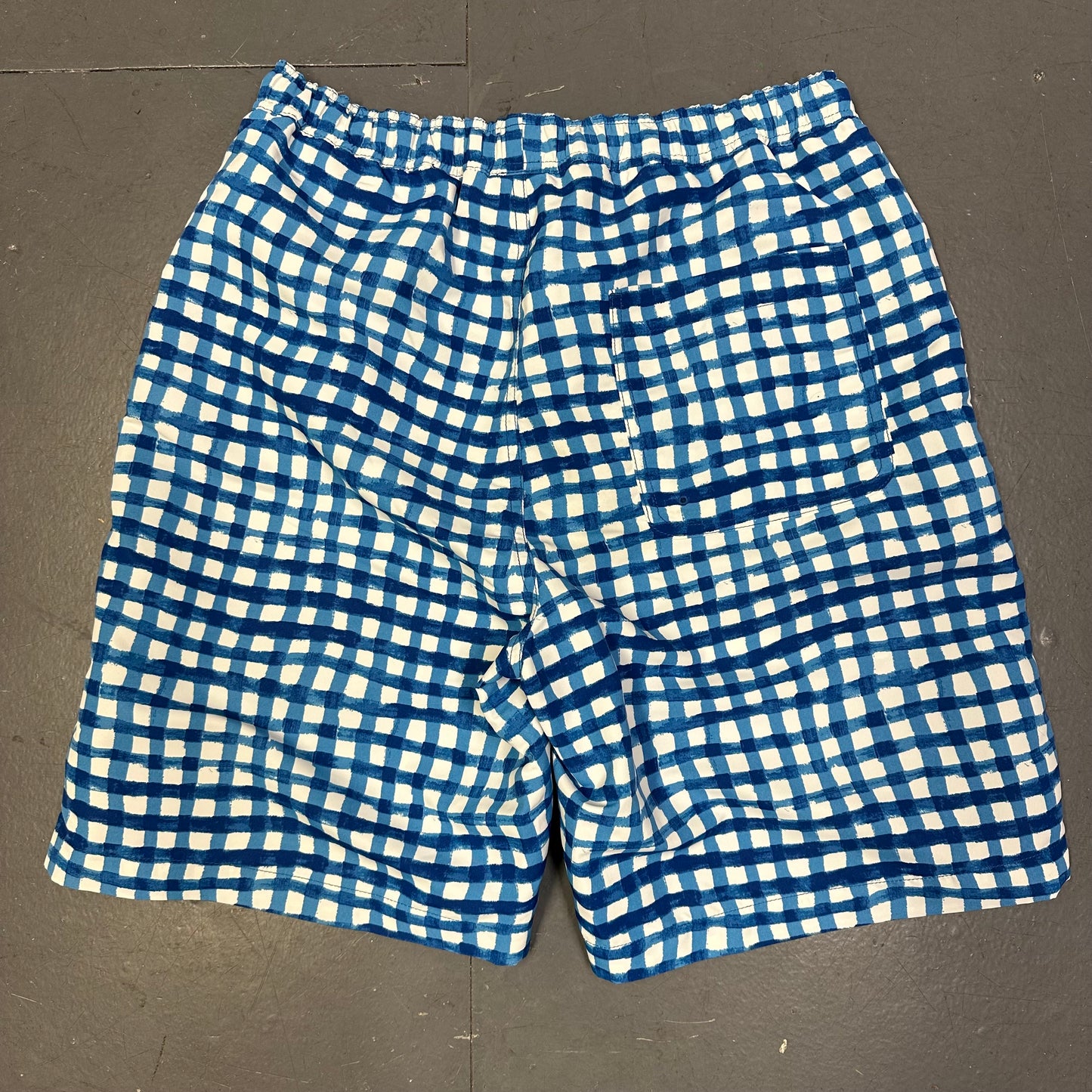 Uniqlo X Marni Check Shorts In Blue ( M )