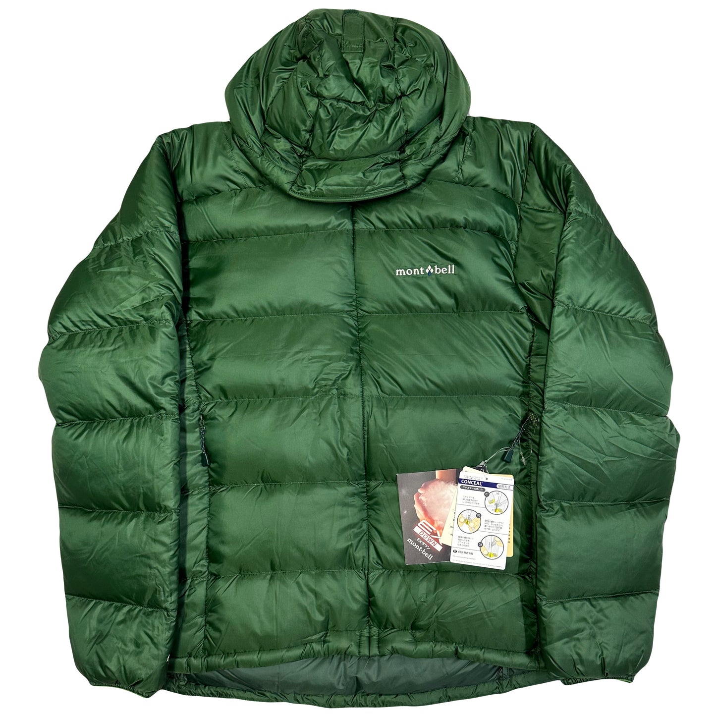 Montbell Puffer Jacket In Green ( M )