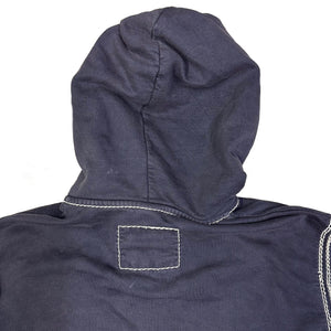 True Religion Contrast Stitch Hoodie In Navy ( XL )