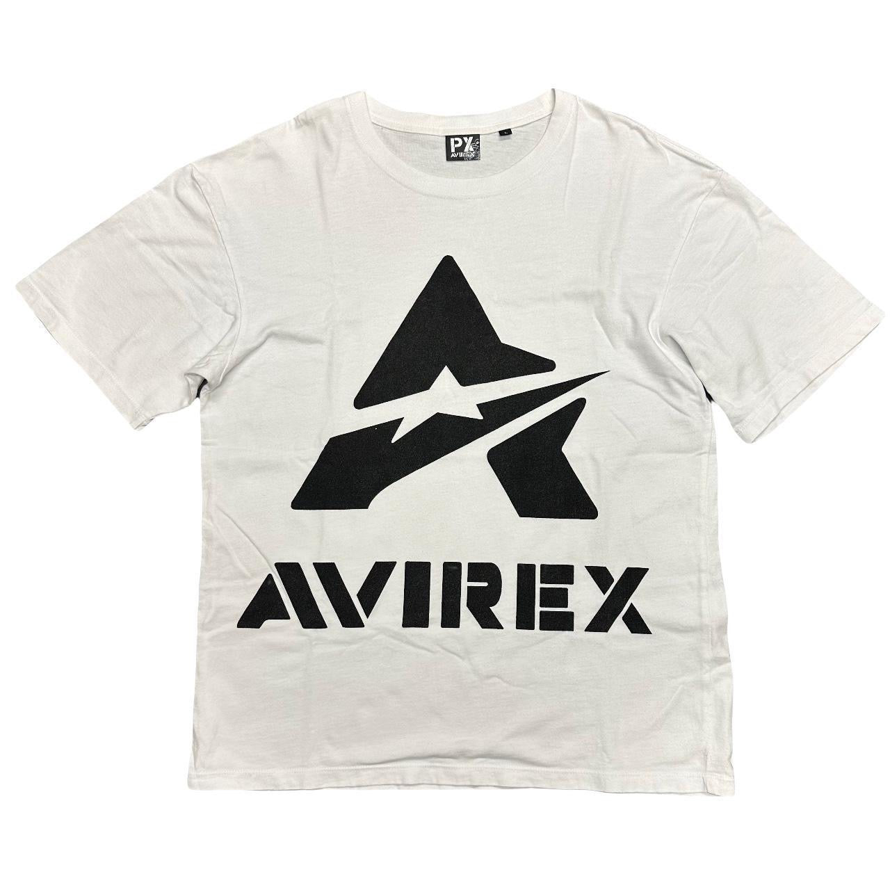 Avirex Spellout T-Shirt In White ( L )