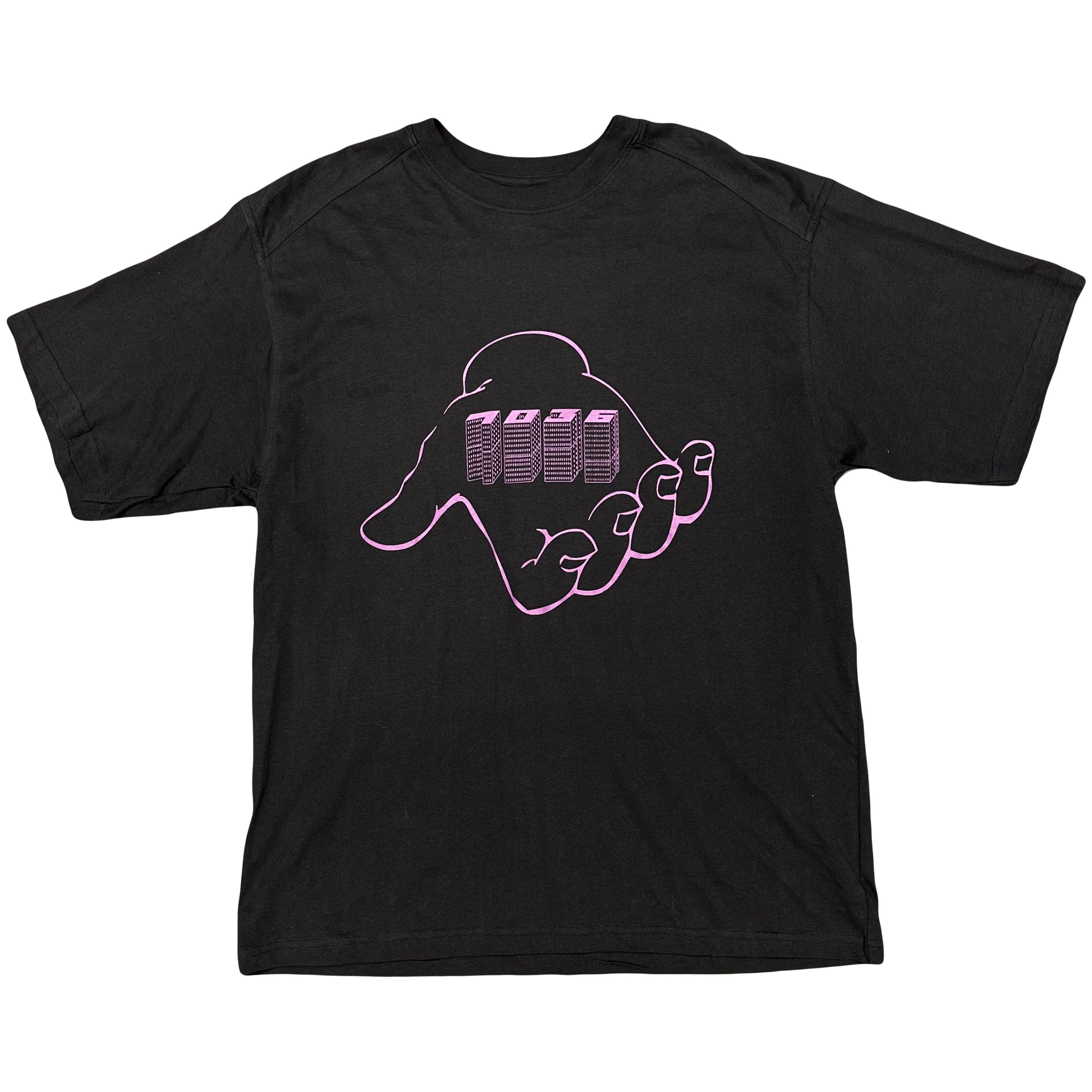 1036 Hand Tee In Black & Purple ( 2022 )