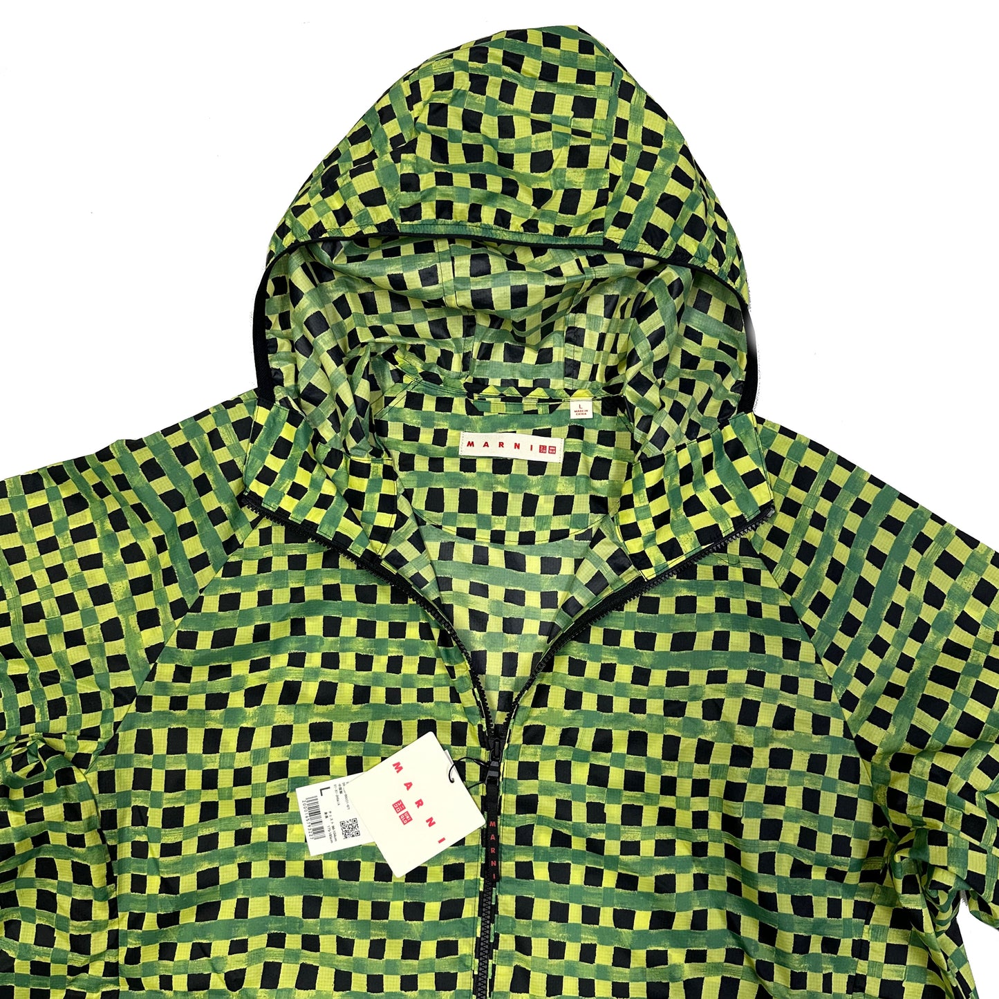 Uniqlo X Marni Check Jacket In Green ( L )