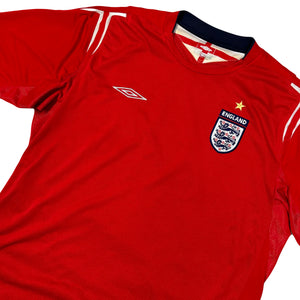Umbro England 2004/06 Shirt In Red ( XL )