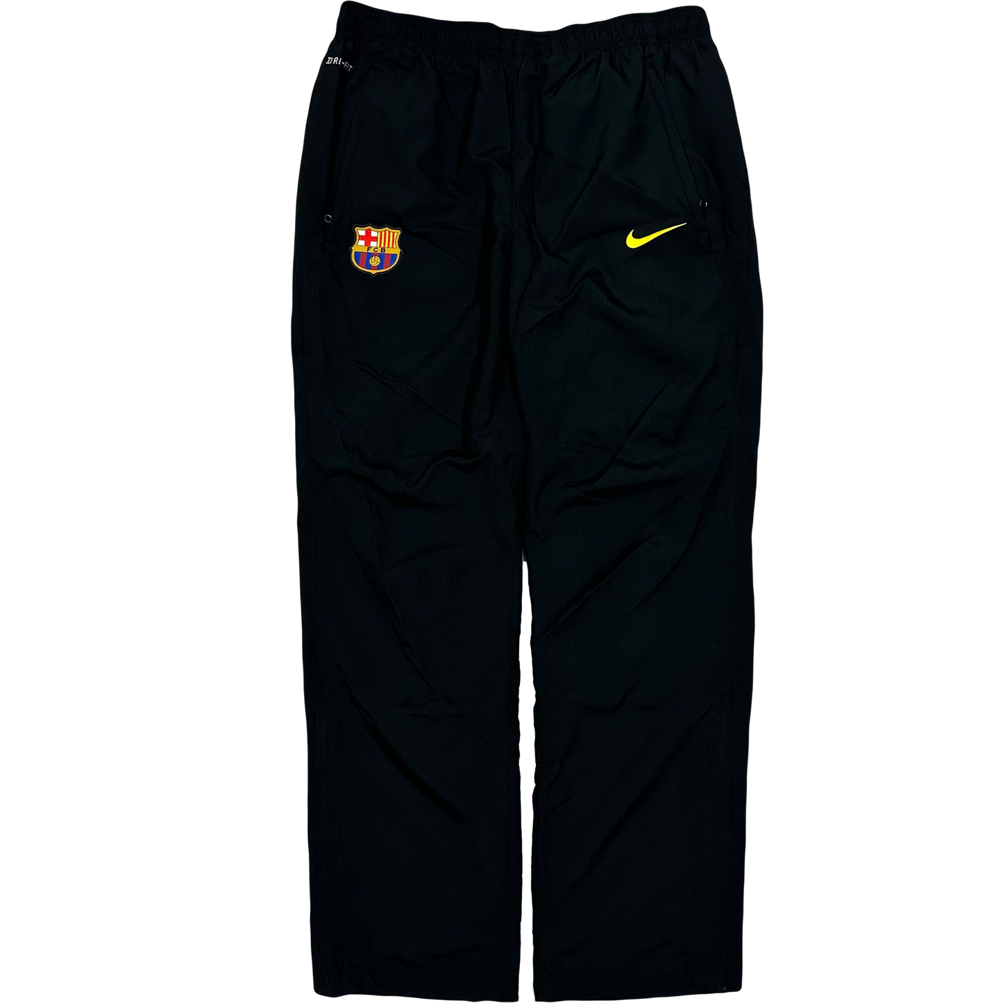 Nike 2013/14 Barcelona Tracksuit In Black & Yellow ( L )