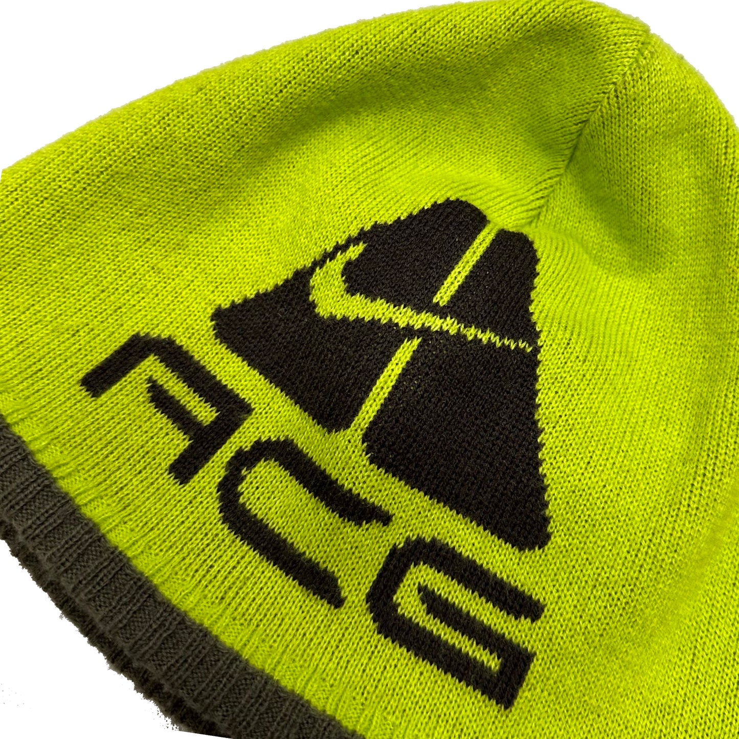 Nike ACG Reversible Beanie In Neon Green & Brown ( M )