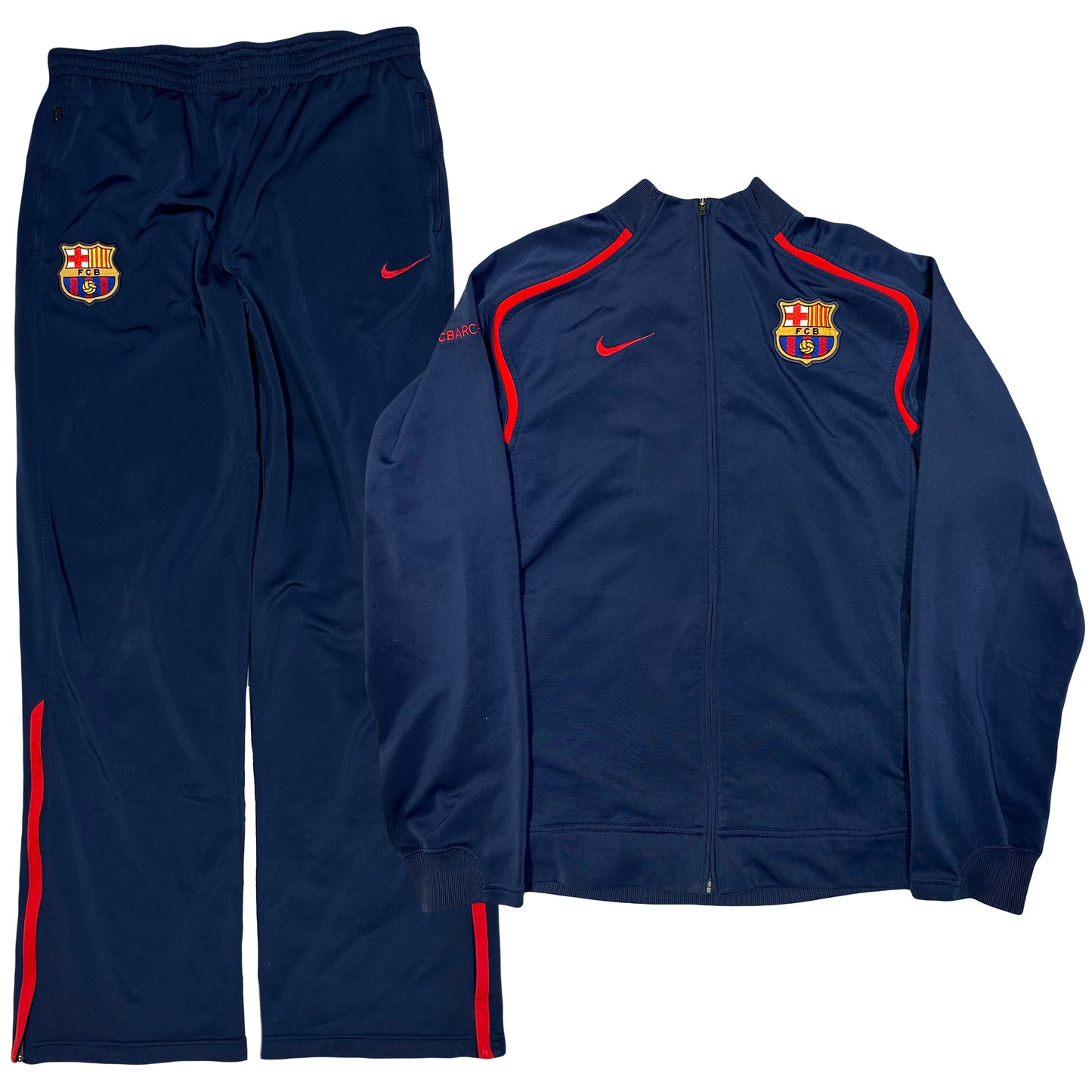 Nike 2006/07 Barcelona Tracksuit ( L )