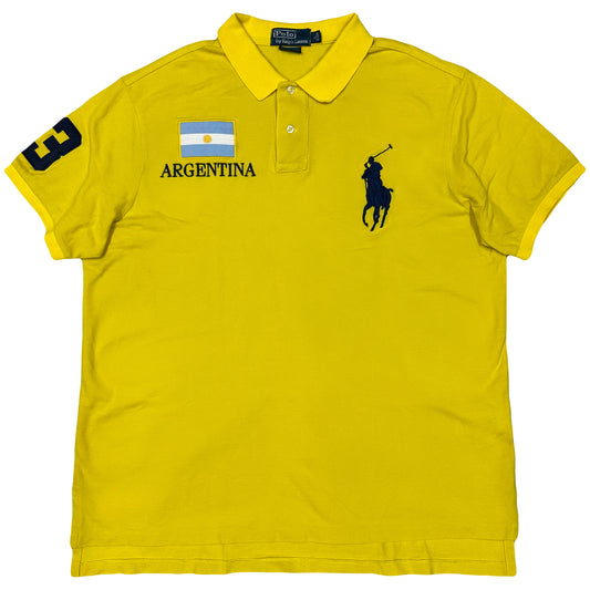 Ralph Lauren Argentina Polo In Yellow ( XL )