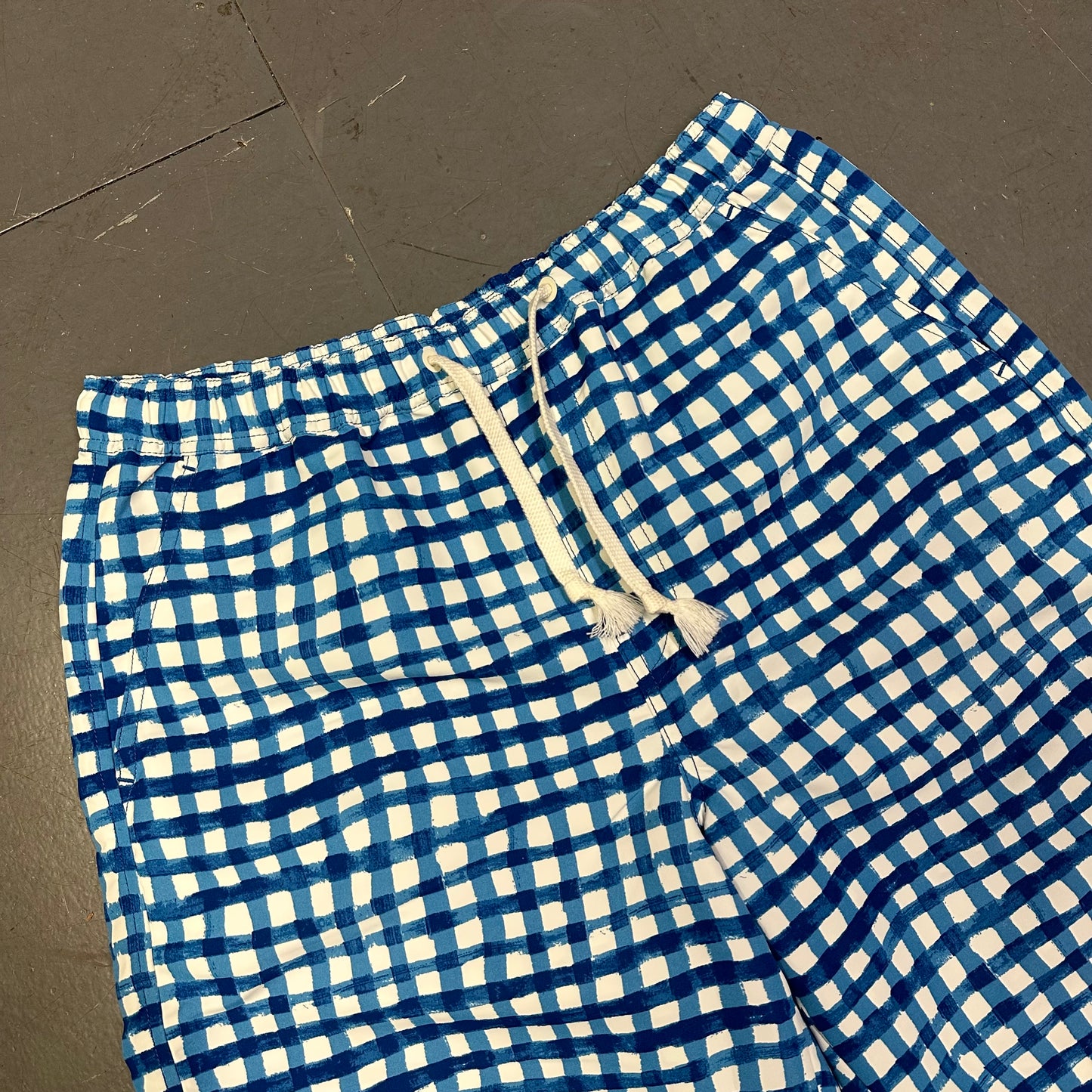 Uniqlo X Marni Check Shorts In Blue ( M )