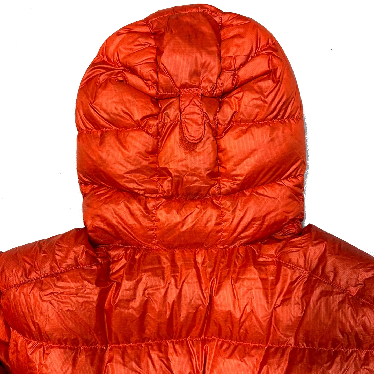 Montbell Puffer Jacket In Orange & Red ( XL )