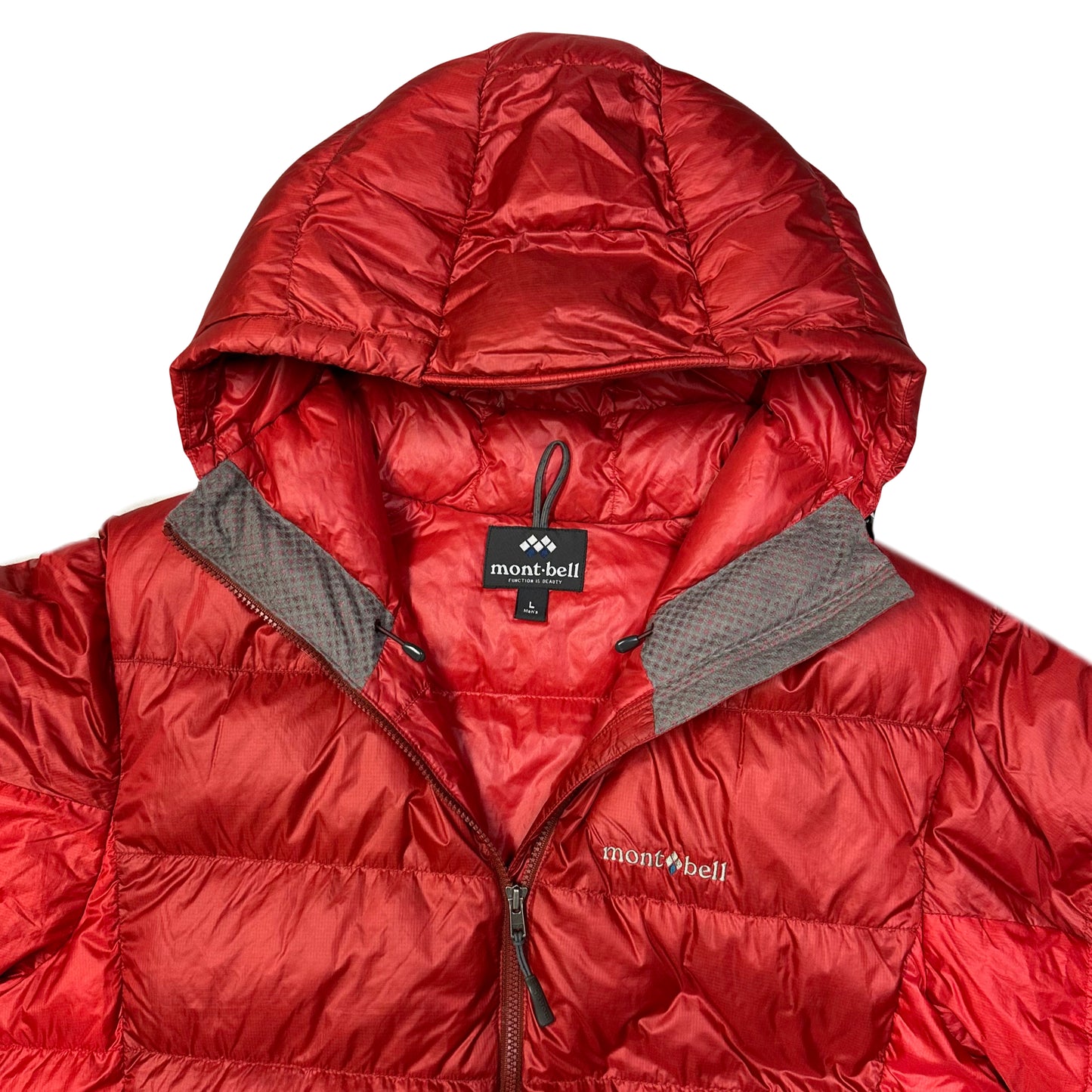 Montbell Puffer Jacket In Red ( L )