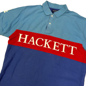 Hackett Polo In Blue & Red ( L )