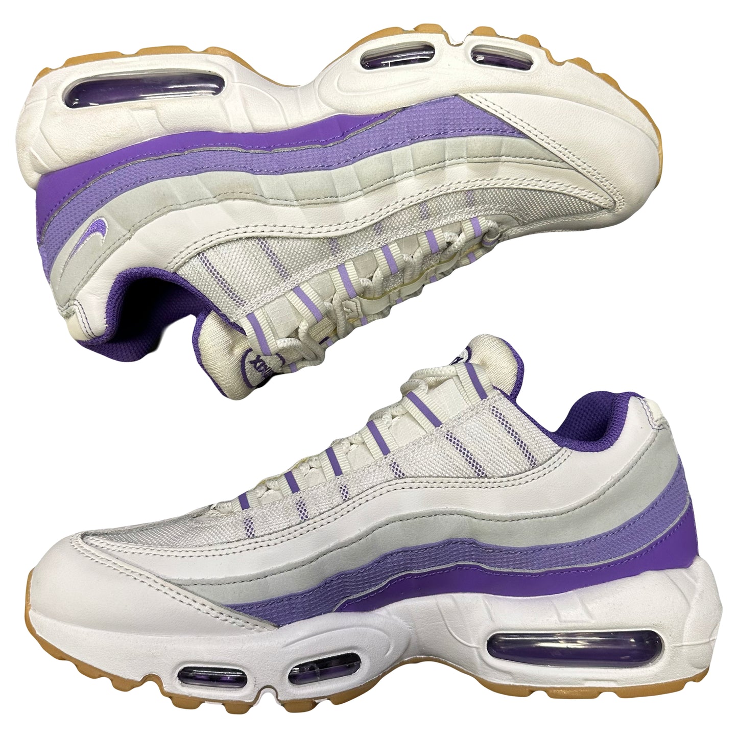 Nike Air max 95 In White & Purple ( 7.5UK / 8.5US )