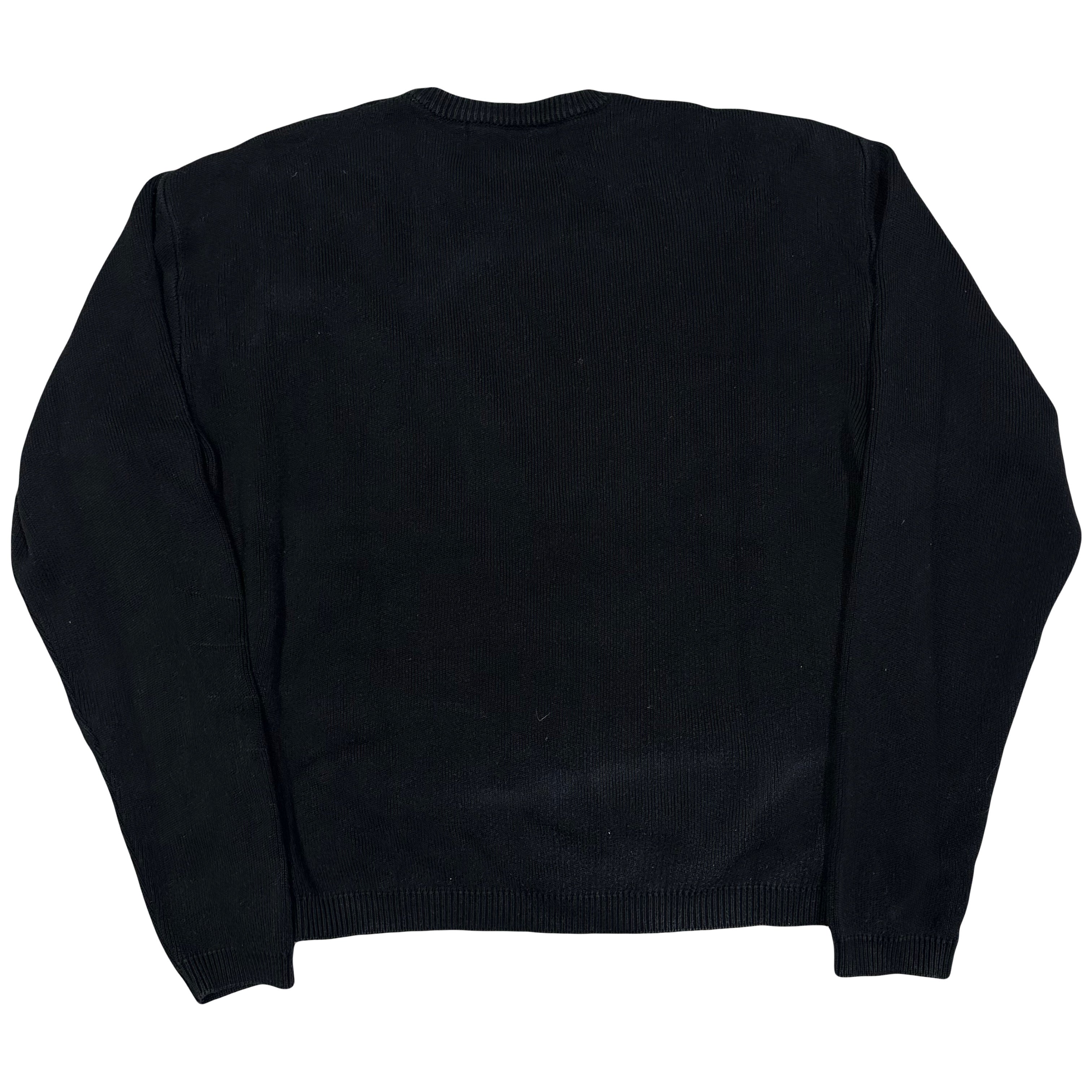 Misbhv Brutalisme Knitted Sweatshirt In Black & Green ( XL )