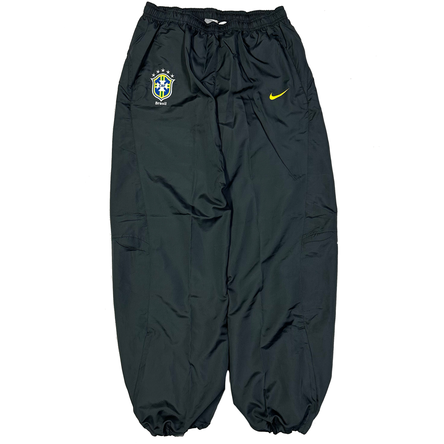 Nike Brazil 2008/10 Tracksuit In Black & Yellow ( L )