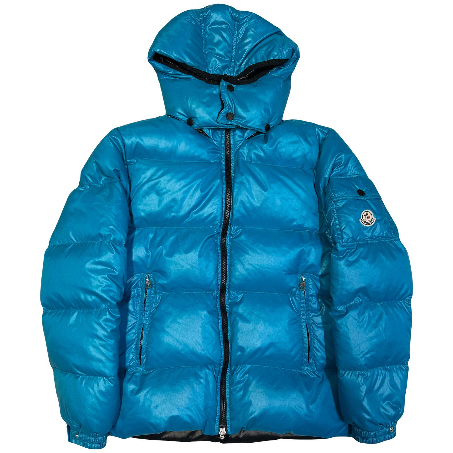 Moncler Maya Puffer Jacket In Blue ( S )