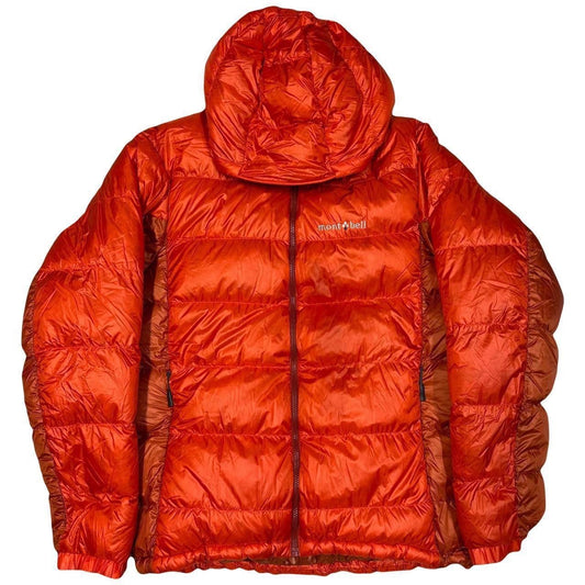 Montbell Puffer Jacket In Orange & Red ( M )