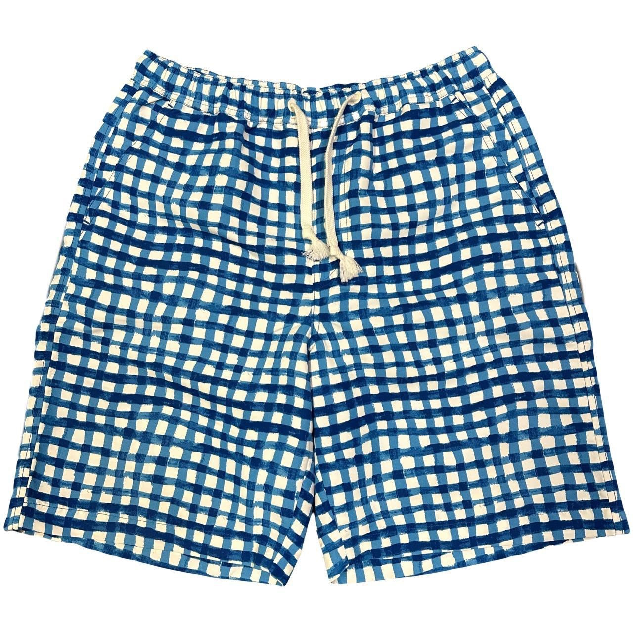 Uniqlo X Marni Check Shorts In Blue ( S )