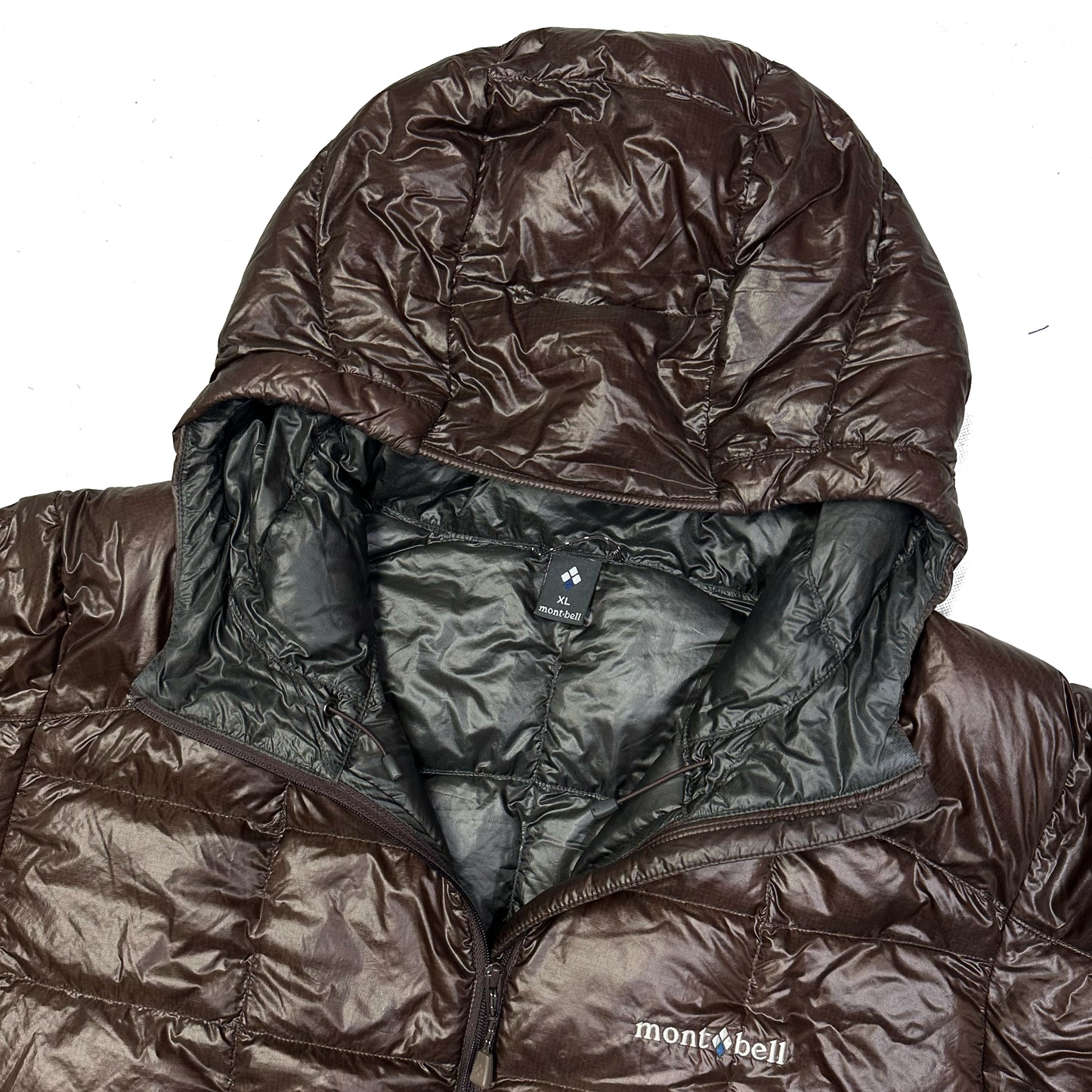 Montbell Puffer Jacket In Brown ( XL )