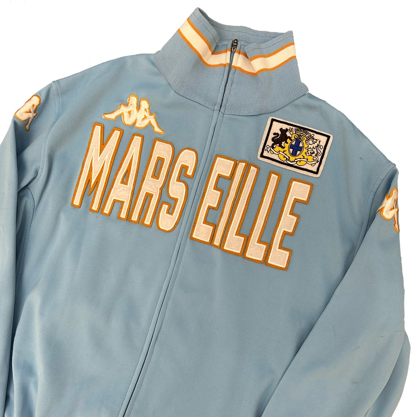 Kappa Marseille Tracksuit Top In Baby Blue ( XL )