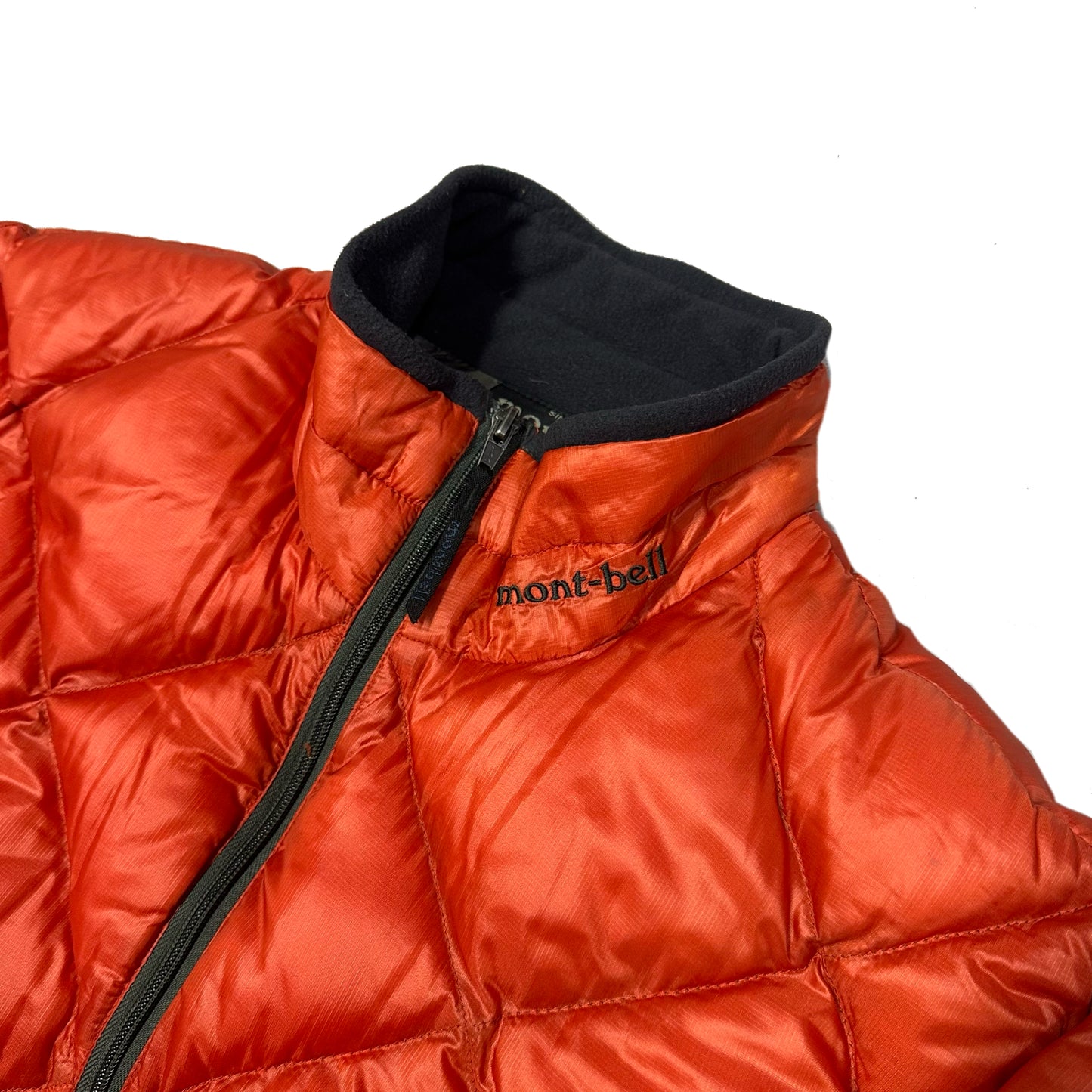 Montbell Diamond Stitch Puffer Jacket In Orange ( S )