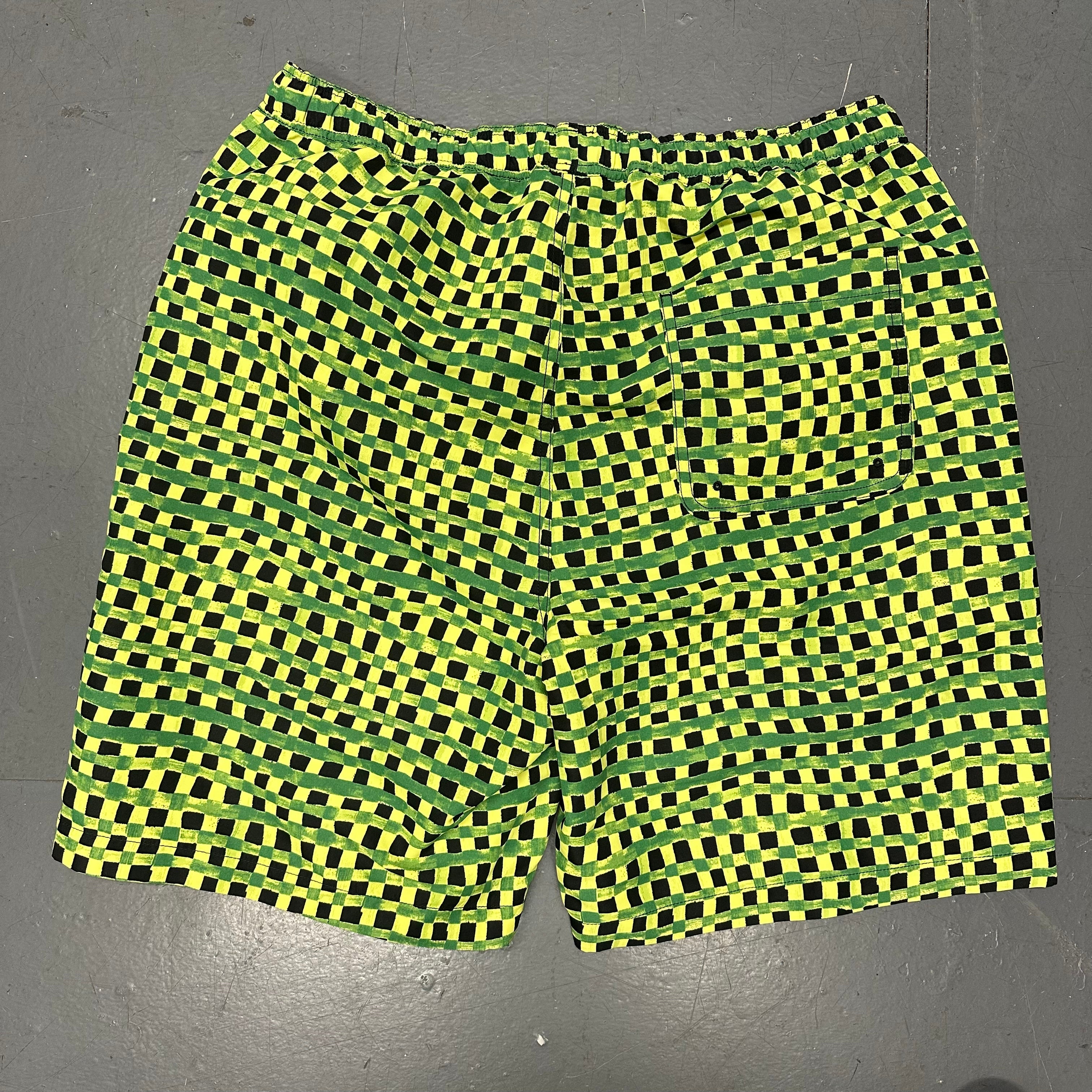 Uniqlo X Marni Check Shorts In Green ( L )