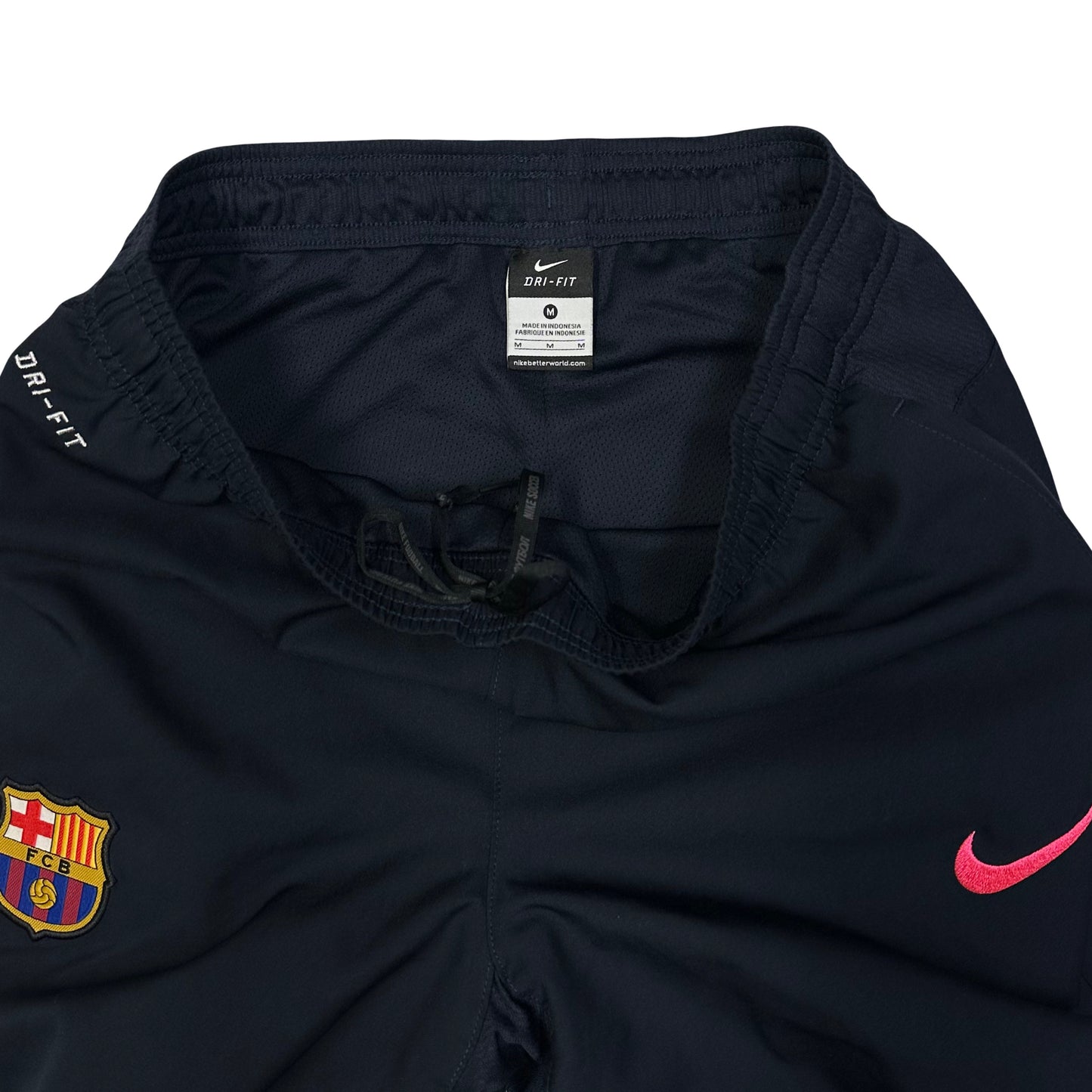 Nike Barcelona 2014/15 Tracksuit Bottoms In Navy & Pink ( M )