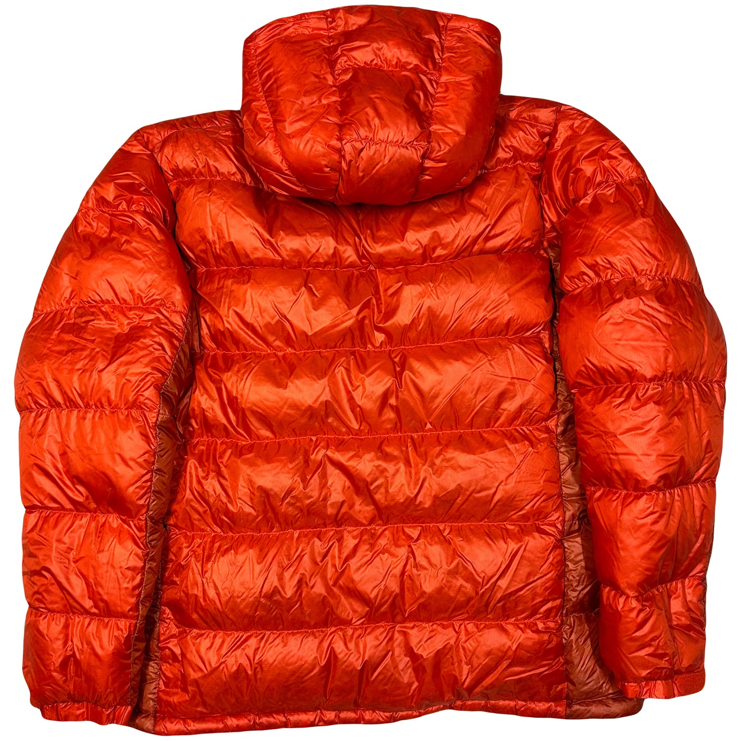 Montbell Puffer Jacket In Orange & Red ( XL )