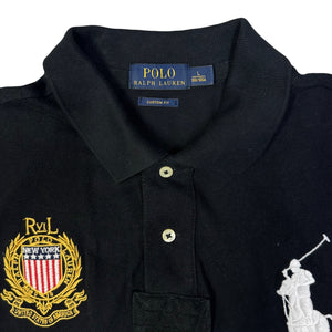 Ralph Lauren Spellout New York Polo In Black ( L )