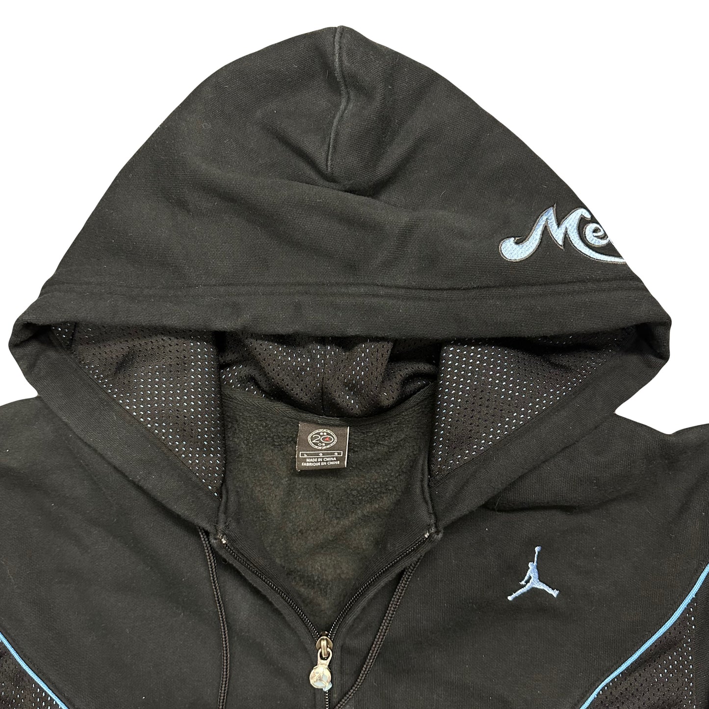 Jordan Melo Hoodie In Black & Blue ( L )