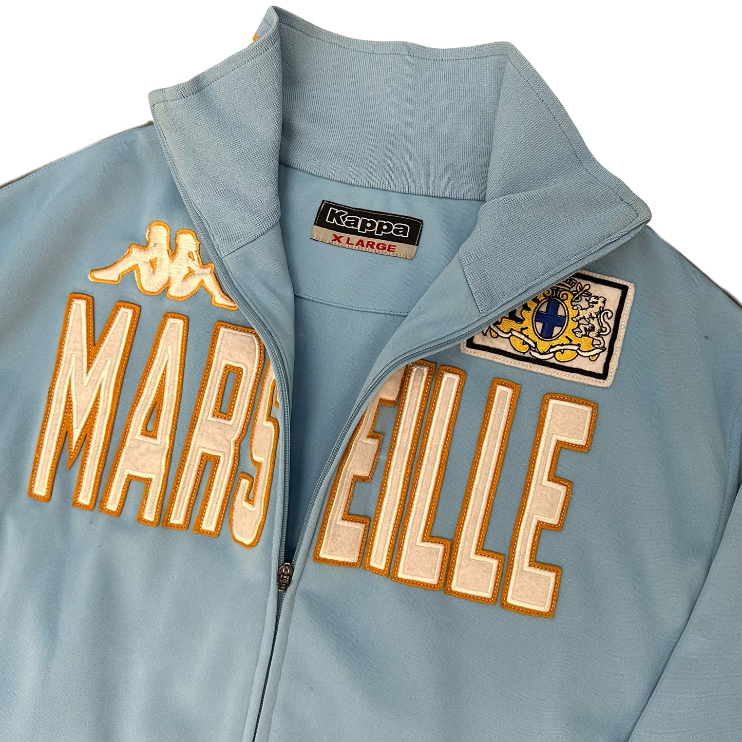 Kappa Marseille Tracksuit Top In Baby Blue ( XL )