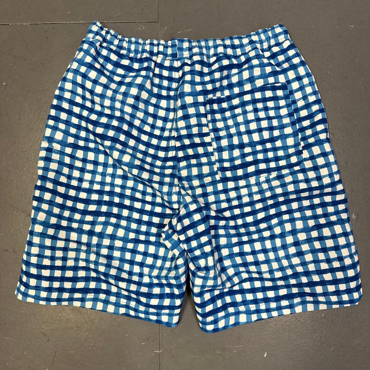 Uniqlo X Marni Check Shorts In Blue ( S )