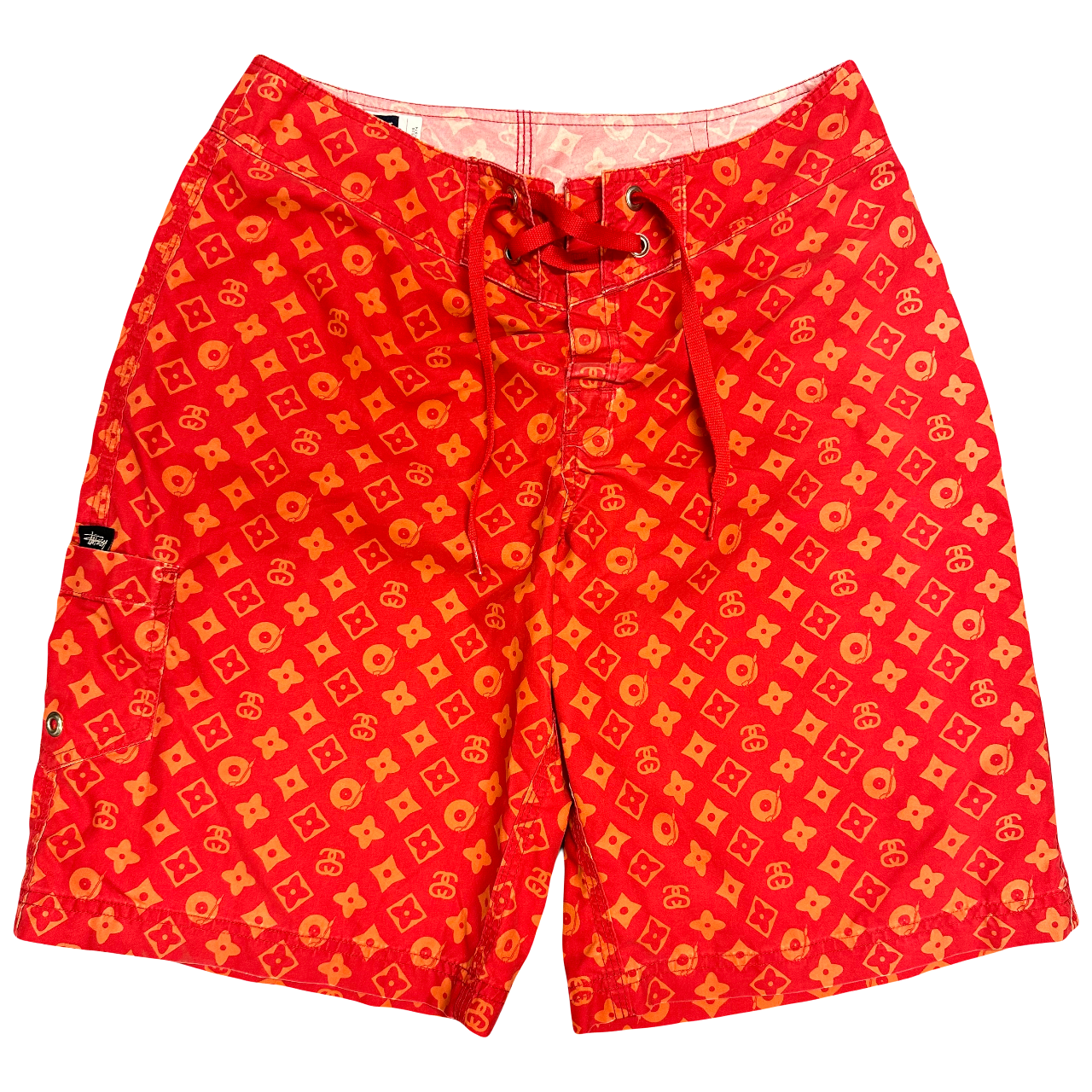 Stüssy Louis Vuitton Parody Monogram Shorts ( W29 )