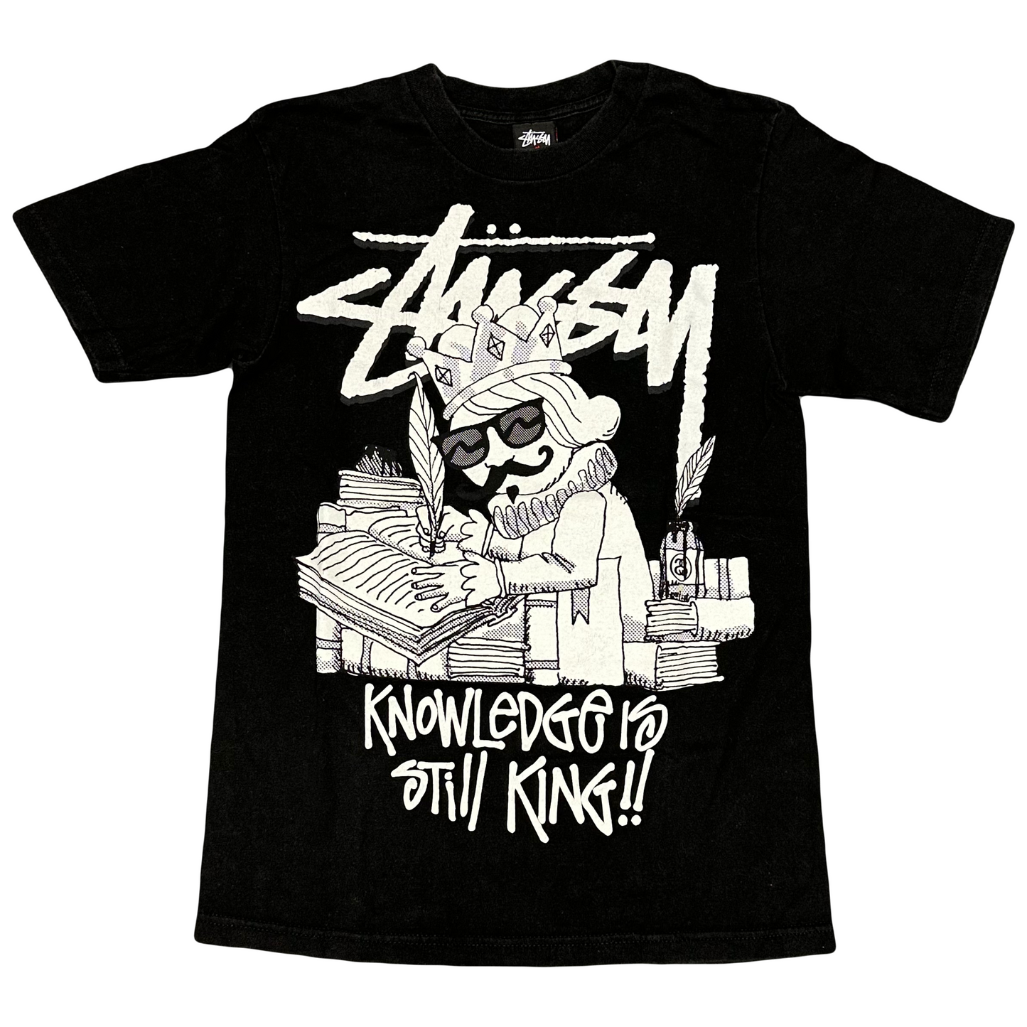 Stüssy ‘Knowledge Is Still King’ T-Shirt ( S )